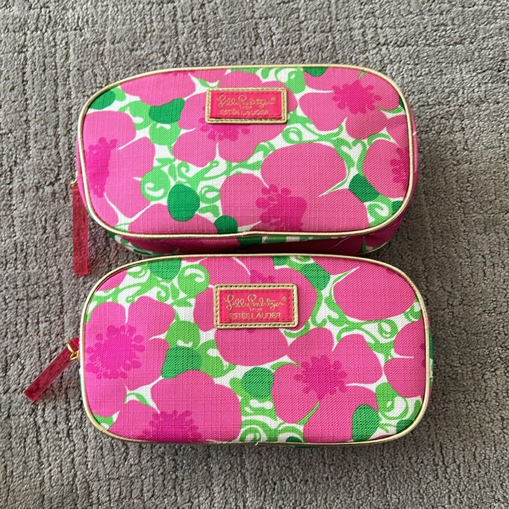 Lilly Pulitzer for Estee Lauder Cosmetic Pouch Set